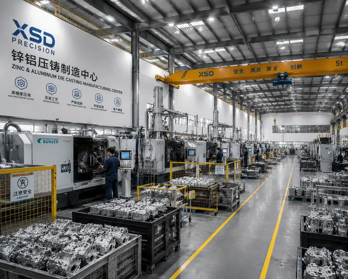 XSD zinc and aluminum die casting factory